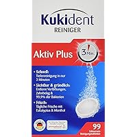 Amazon.de: Kukident Aktiv Plus Express Reinigungsmittel, 3er Pack (3 x 99 Stück)